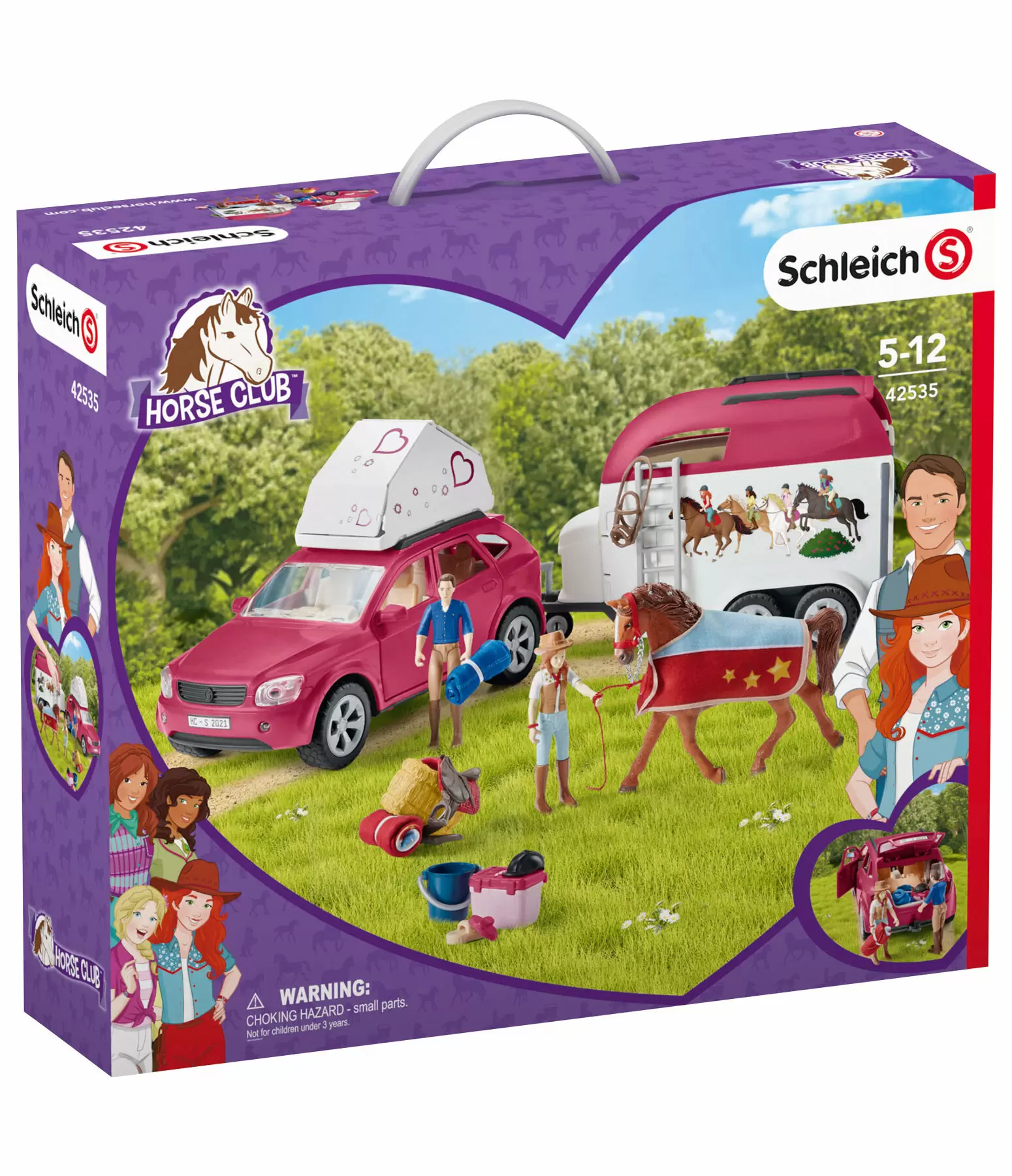 Aventure avec voiture et van  Horse Club