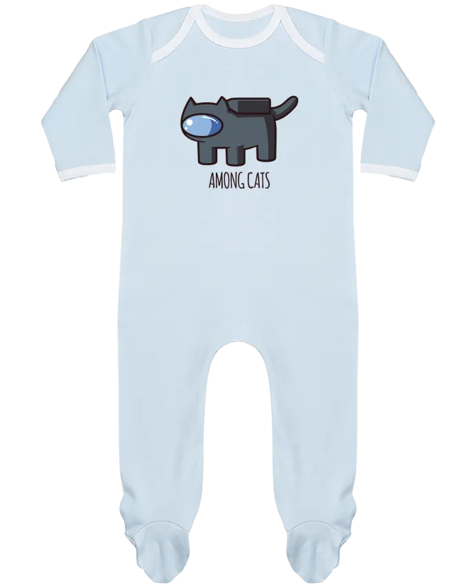 Body Pyjama Bébé Among cats par Geekshow