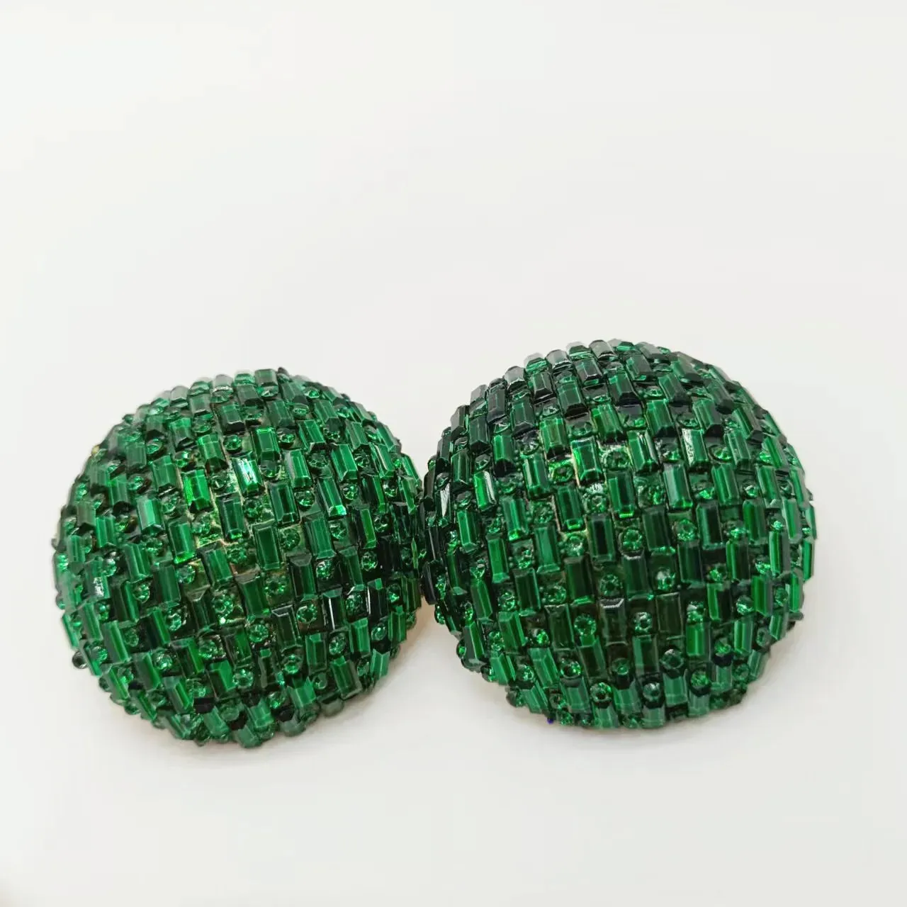 Boucles d'oreilles pastilles boutons de fête violettes et élégantes, tendance, néon, noir, Champagne, bleu, bijoux mode pour fem