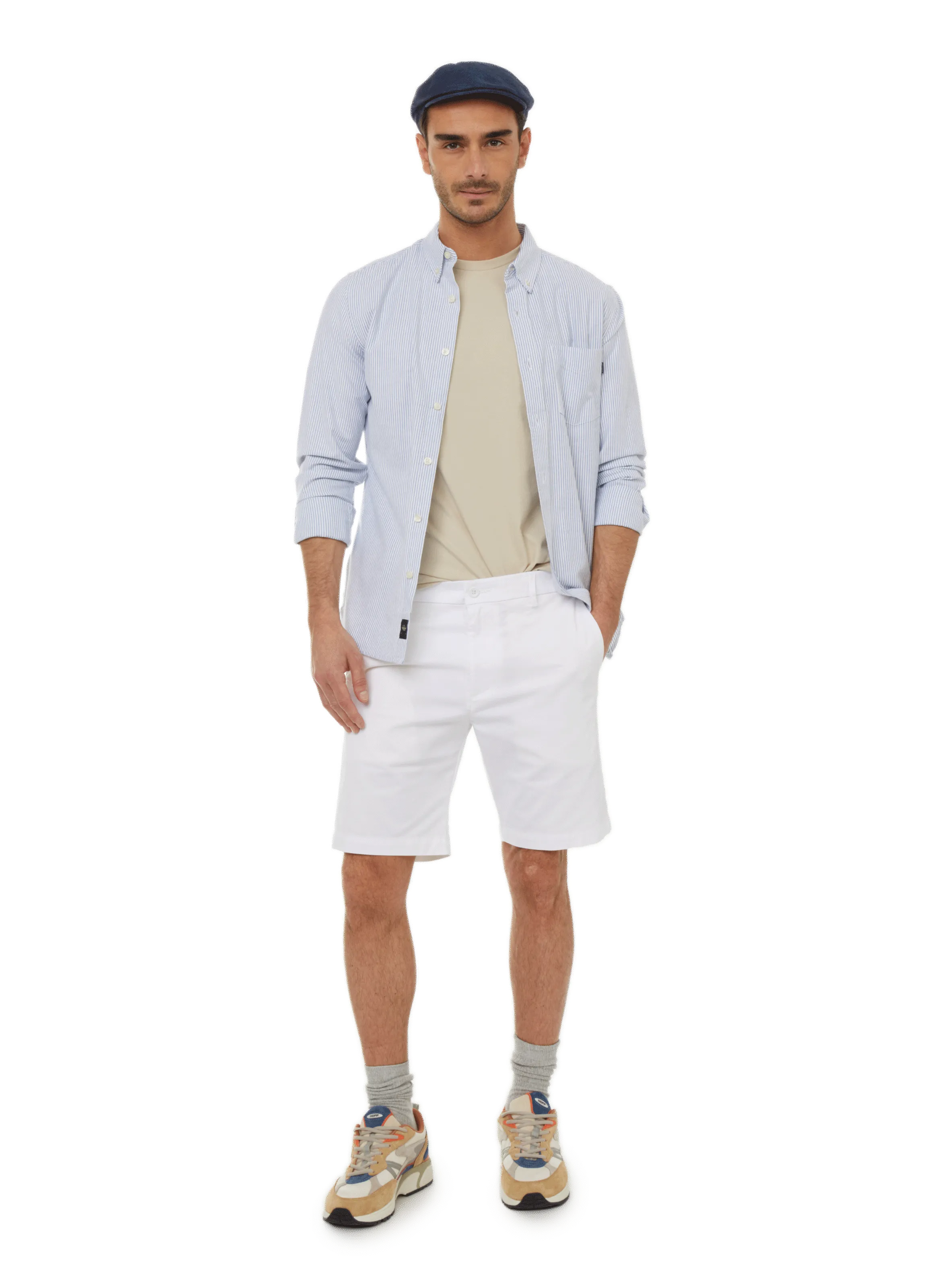 CASQUETTE GAVROCHE EN LIN - SAISON 1865 pour HOMME | Printemps