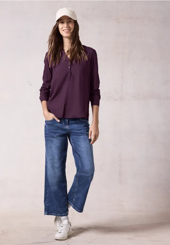 CECIL Blouse en couleur unie 