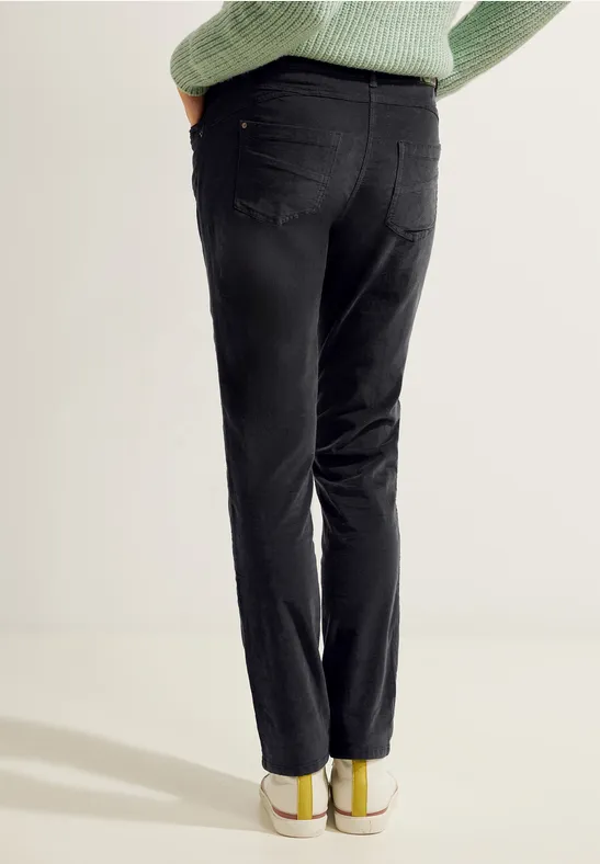 CECIL Pantalon en velours côtelé coupe slim  - Style TORONTO