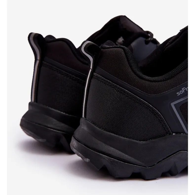Chaussures de sport trekking Softshell homme Black Jack le noir