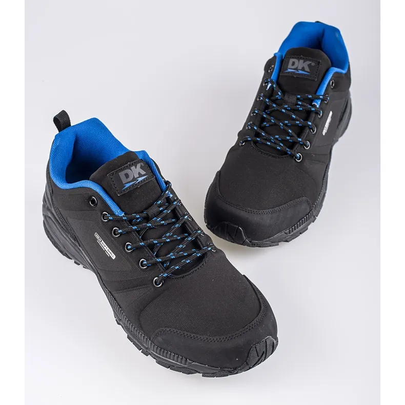 Chaussures de trekking homme DK noir et bleu le noir