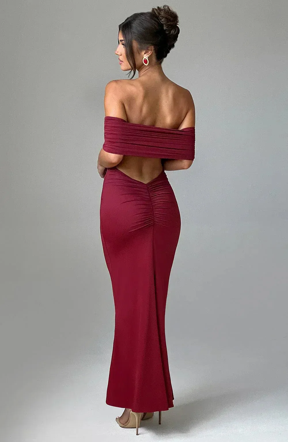 Claire - Robe maxi dos nu