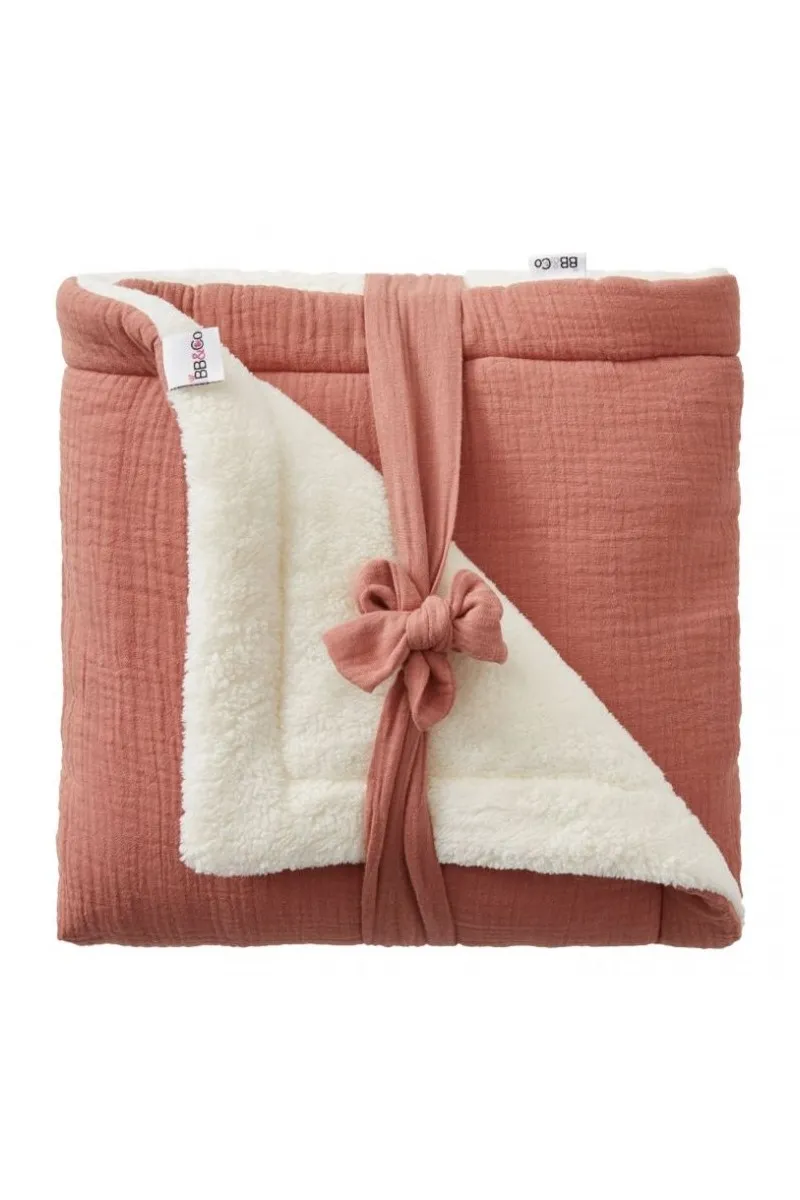 Couverture Peluche Marsala - Mix & Match