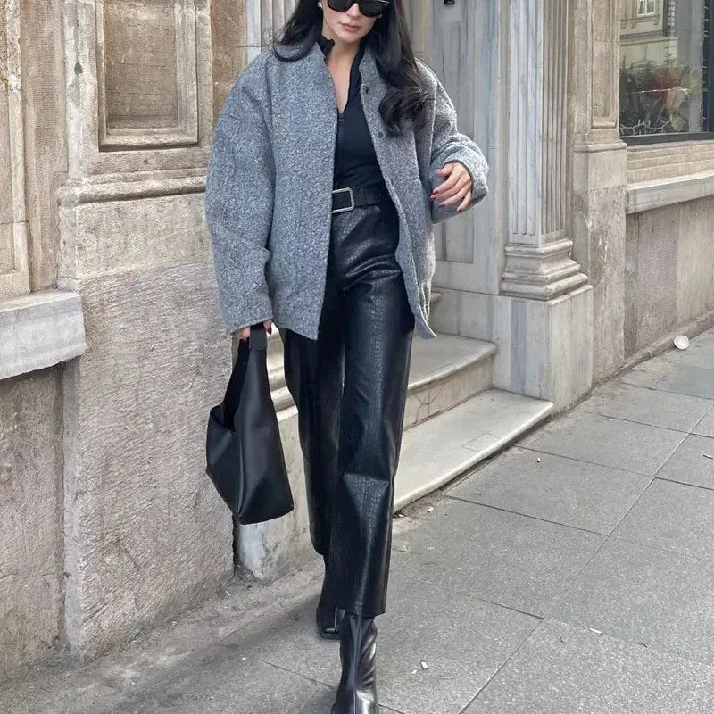 Elisa - Veste en Laine Bouclée pour un Style Chic et Cosy