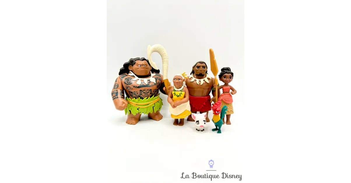 Figurines Vaiana Pack Aventure Disney Hasbro Maui Pua Heihei