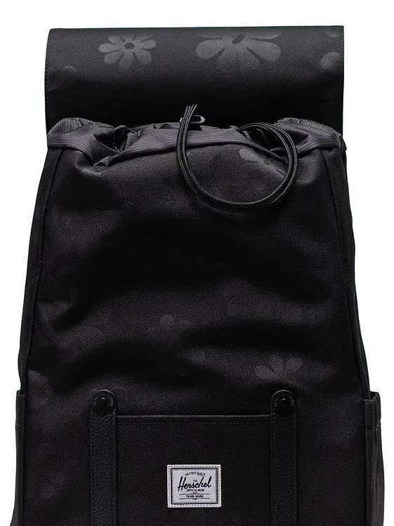 Herschel Retreat  Sac À Dos Pc 14" Soleil Floral Noir - Achetez À Prix Outlet!