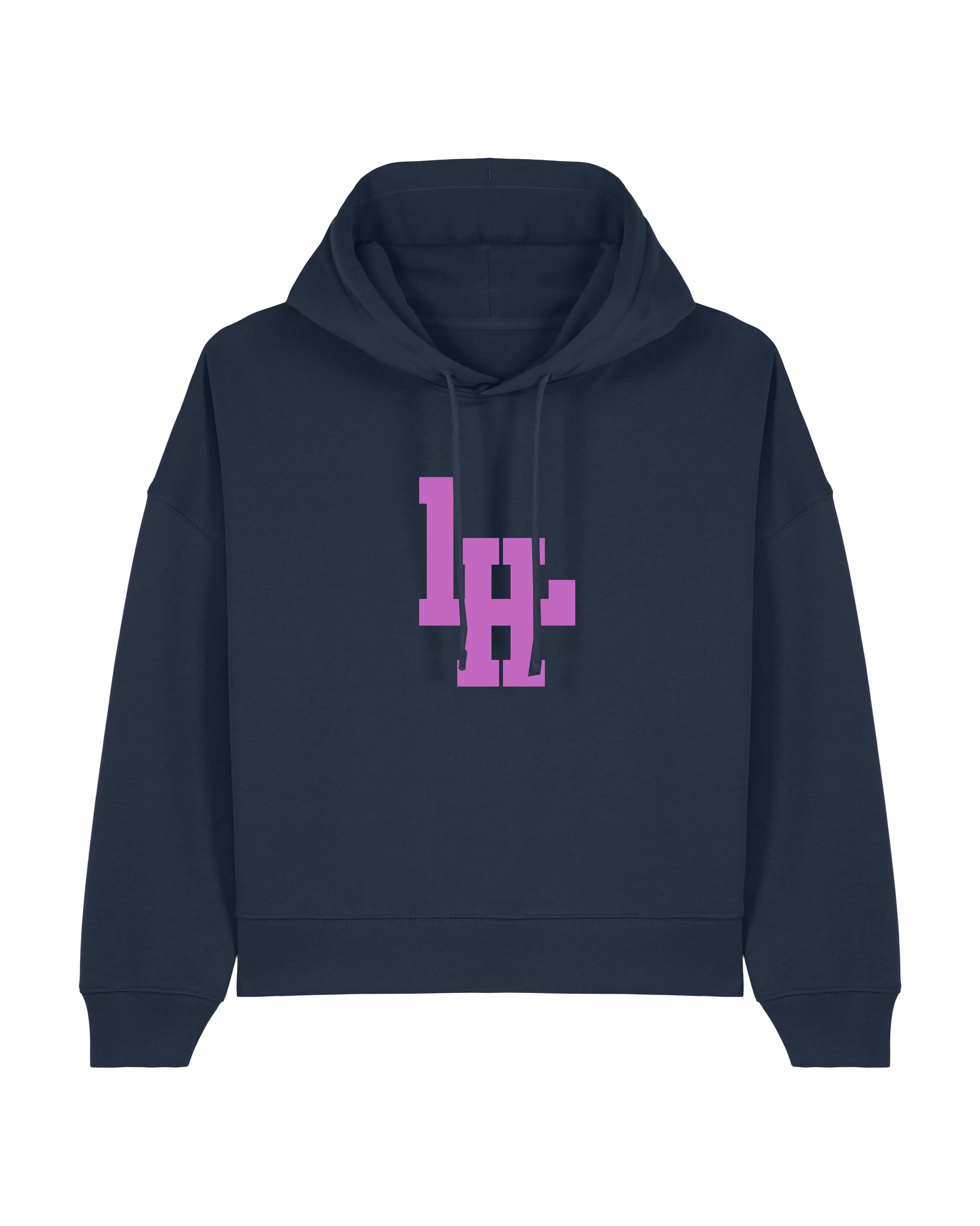 Hoodie Bio LH Girl Marine (Rose)