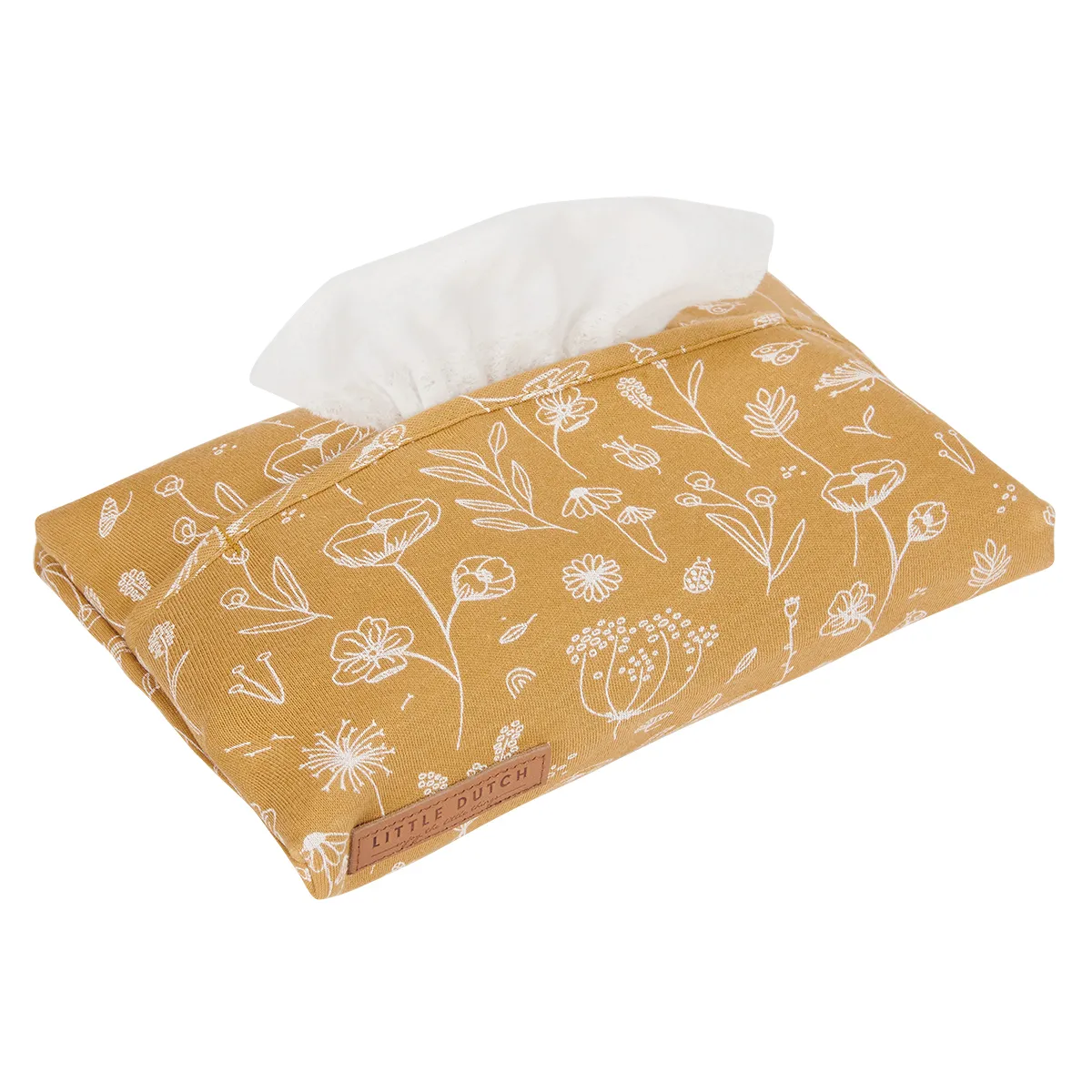 Housse pour Lingettes Wild Flowers - Ochre