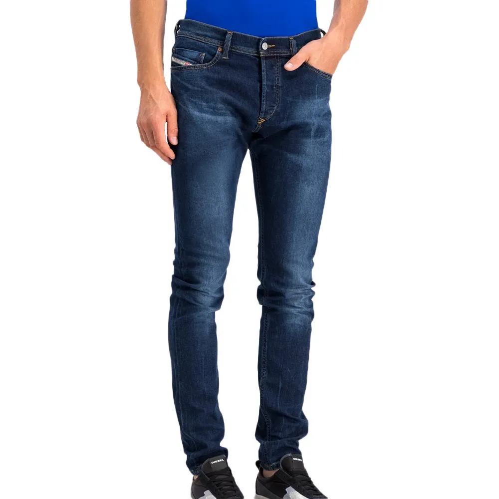 Jean Slim Bleu Délavé Homme Diesel Tepphar
