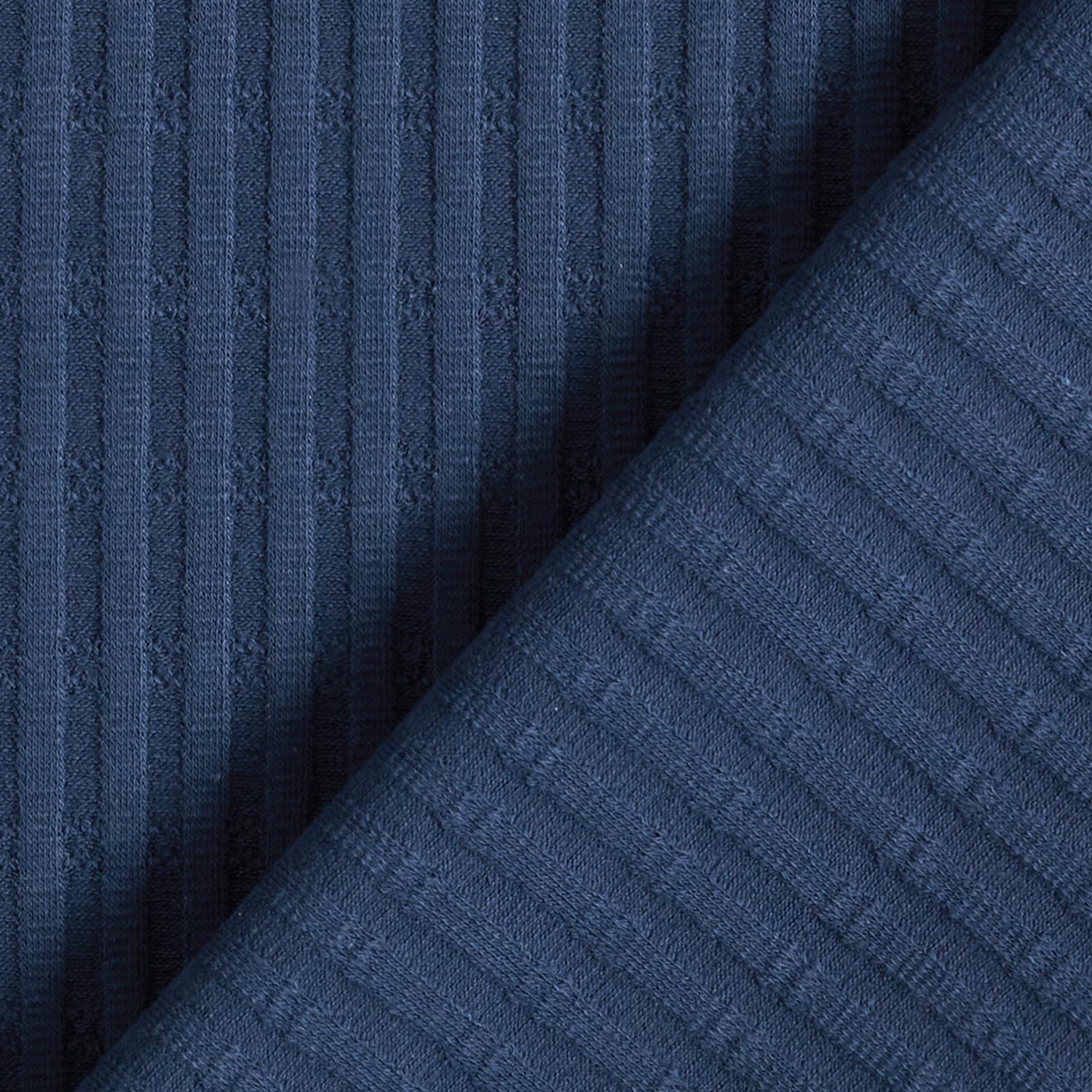Jersey côtelé Modèle de tricot – bleu nuit
