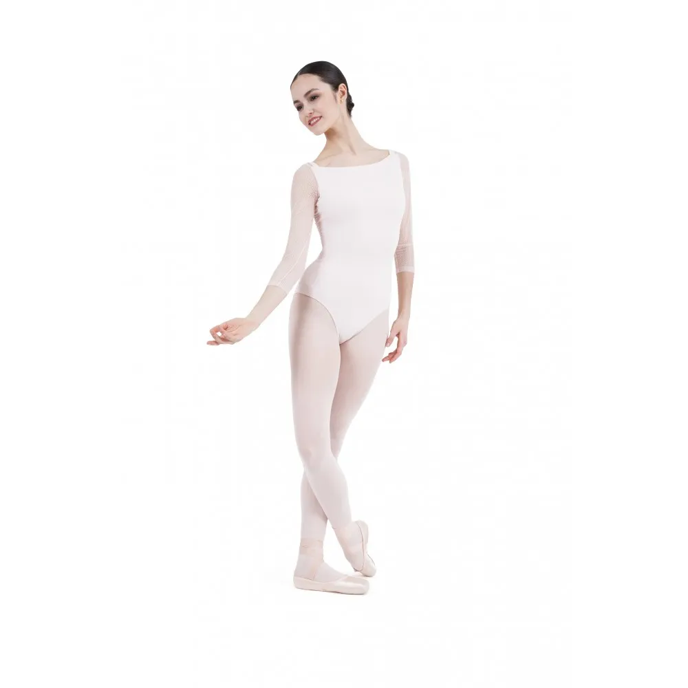 Justaucorps manches 3/4 en dentelle Repetto D0678 - FAME La Maison De La Danse