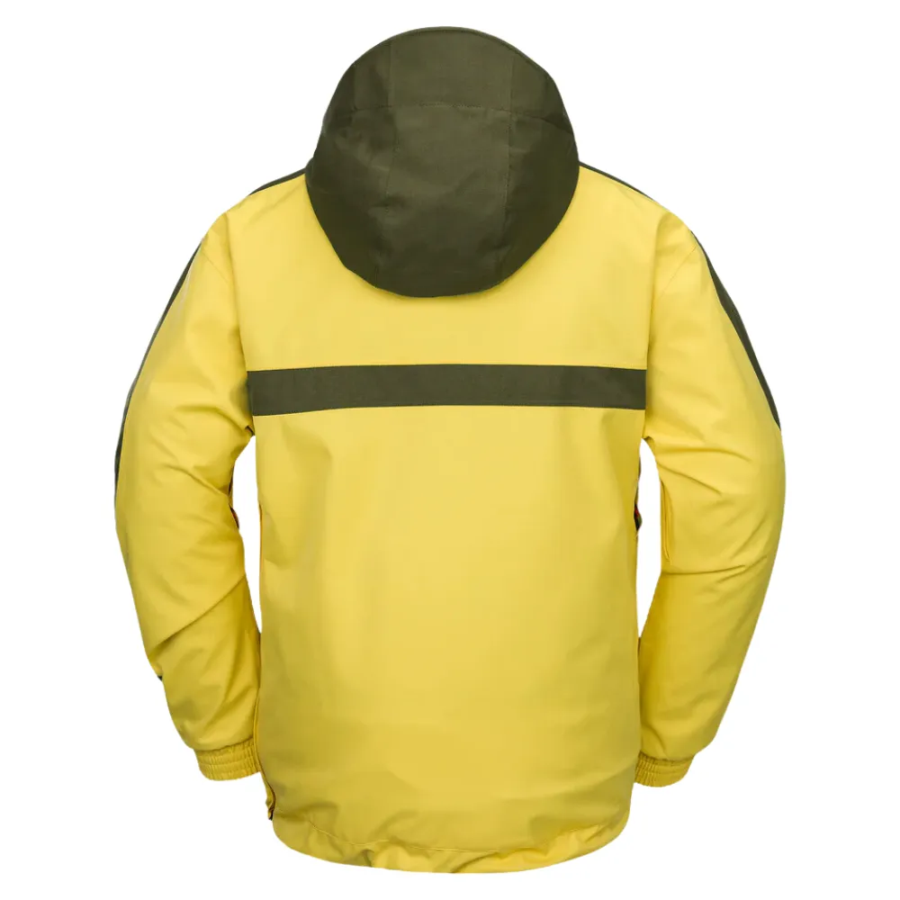 Longo 20K Pullover Snowboard Jacket Dark Yellow