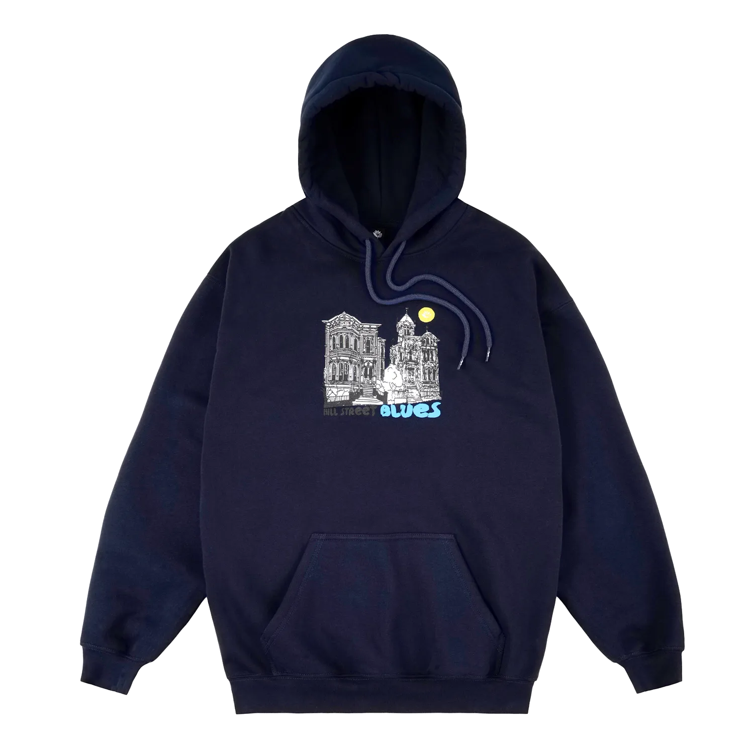 Magenta Hill Street Blues hoodie navy