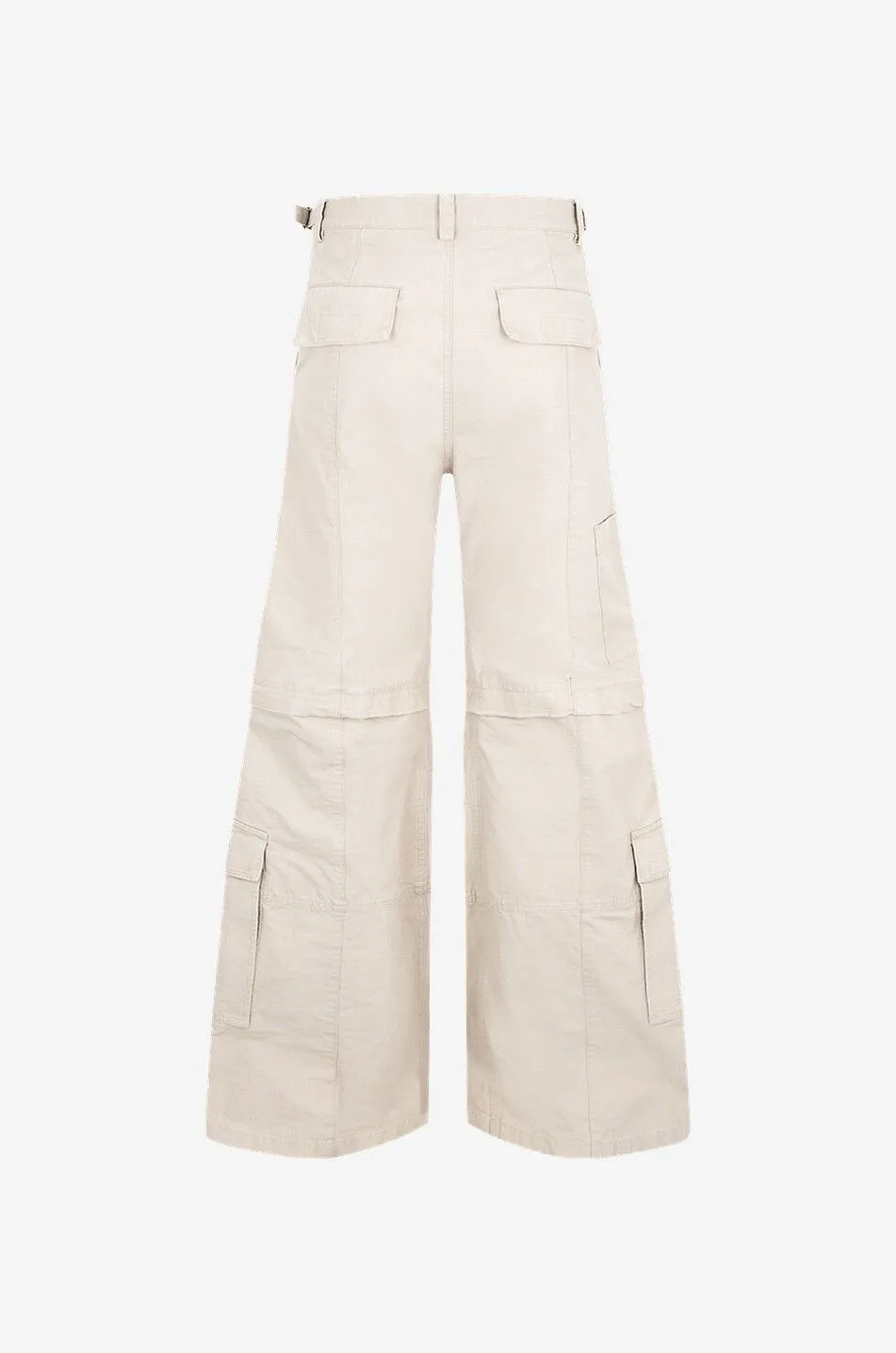 Pantalon cargo évasé en ripstop