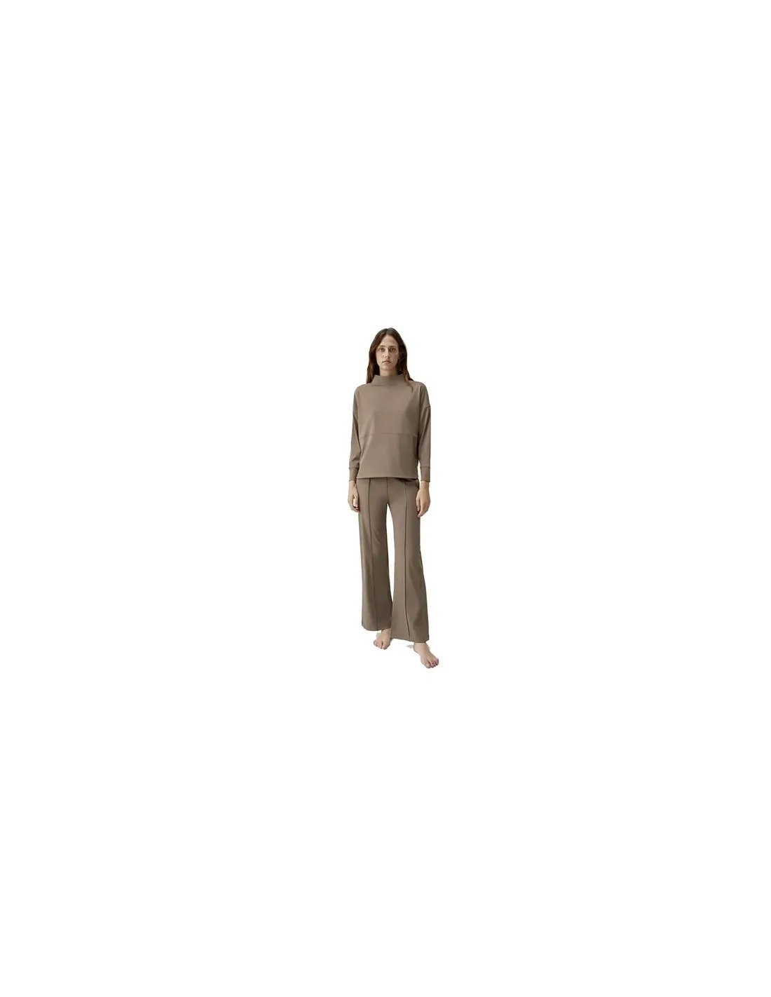 Pantalon de Yoga Born Living Yoga Lua Brown Femmes