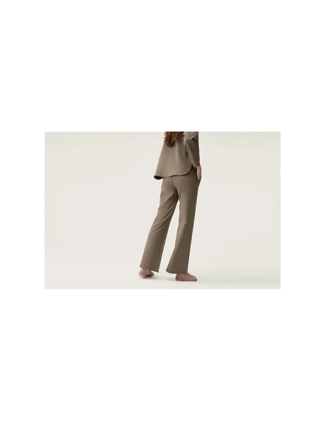 Pantalon de Yoga Born Living Yoga Lua Brown Femmes
