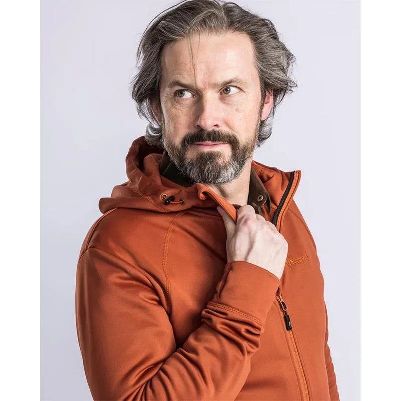POLAIRE HOMME PINEWOOD FINNVEDEN HOODIE - TERRACOTTA