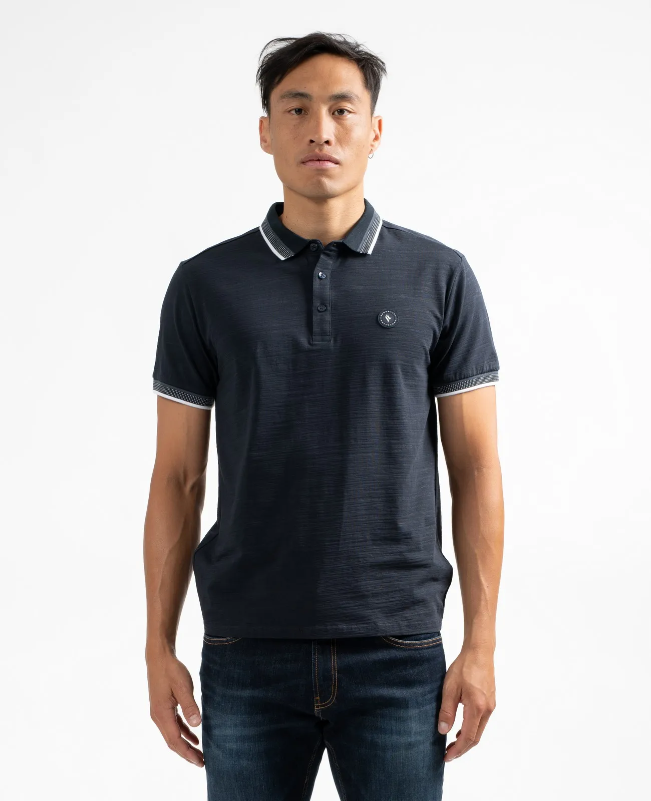 Polo jersey manches courtes