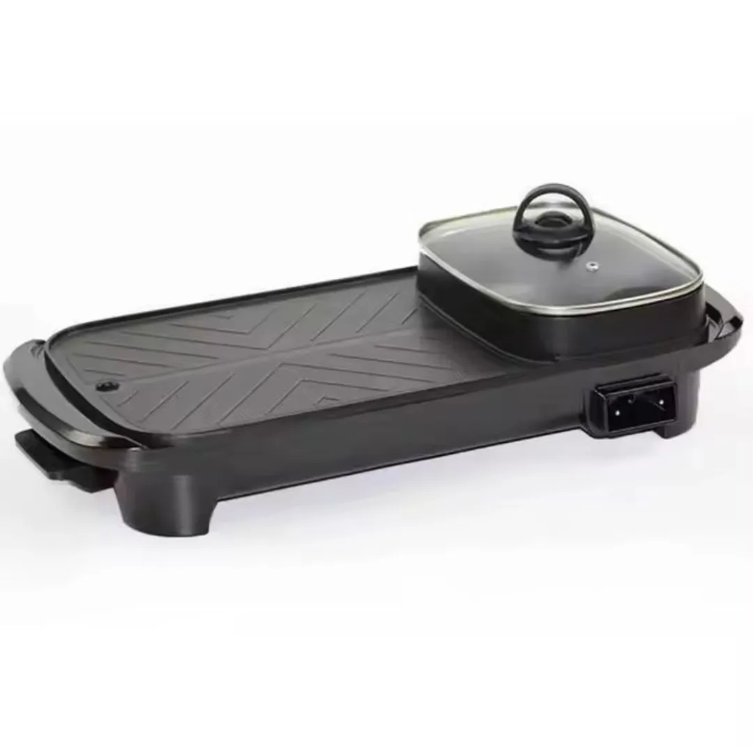 Poêle électrique à rôtir – Parfaite pour barbecue à l'intérieur et à l'extérieur.Poêle électrique à rôtir – Parfaite p