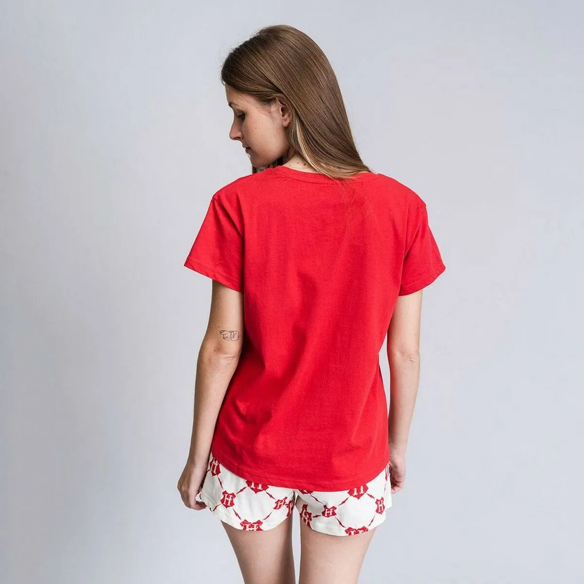 Pyjama D'té Harry Potter Rouge Femme Rouge foncé