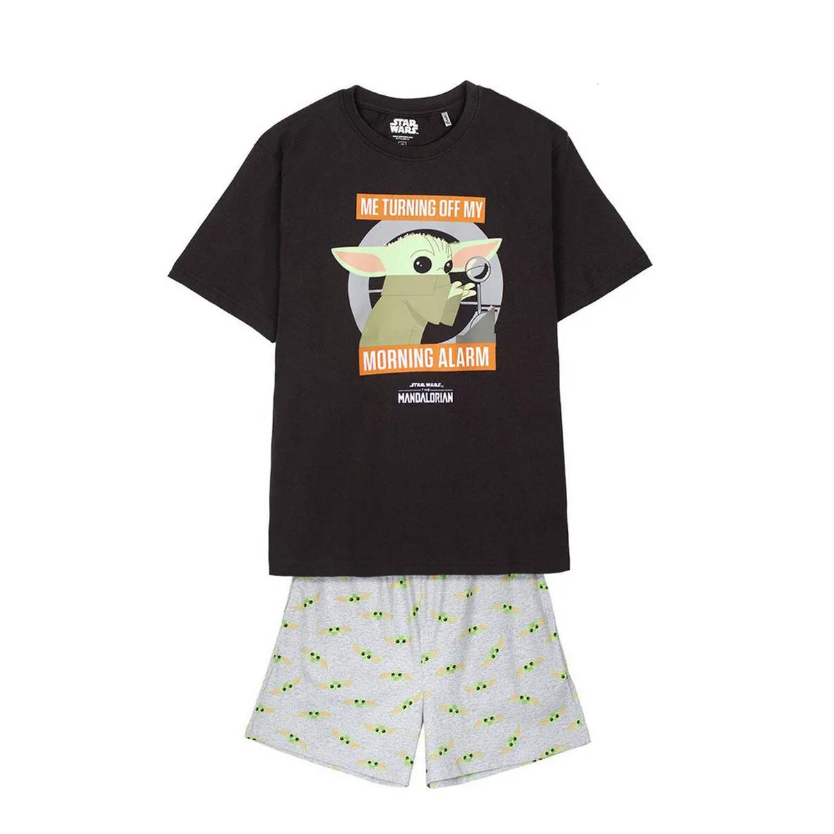 Pyjama D'té The Mandalorian Marron (Adultes) Homme