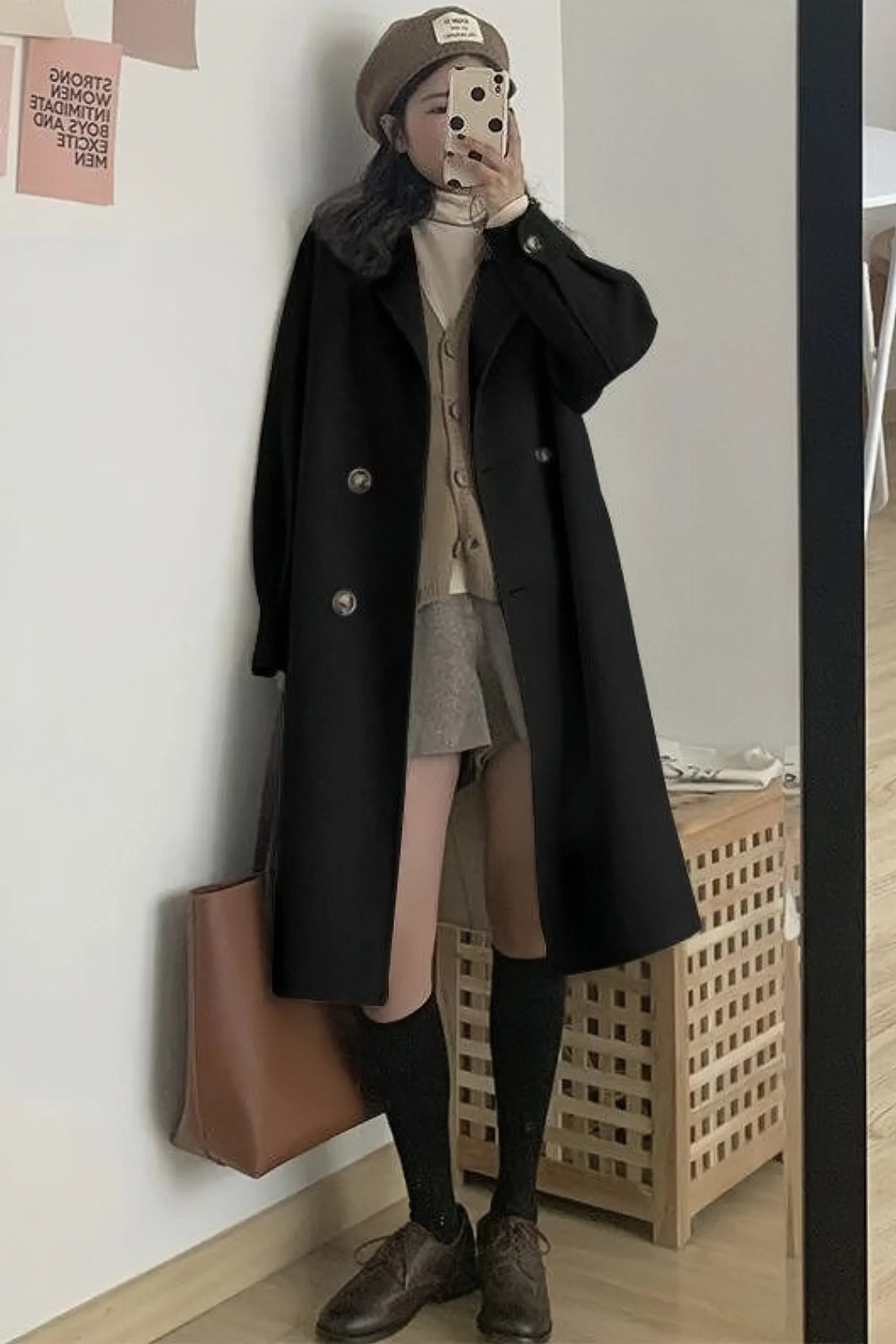 Robe d'hiver élégante et décontractée