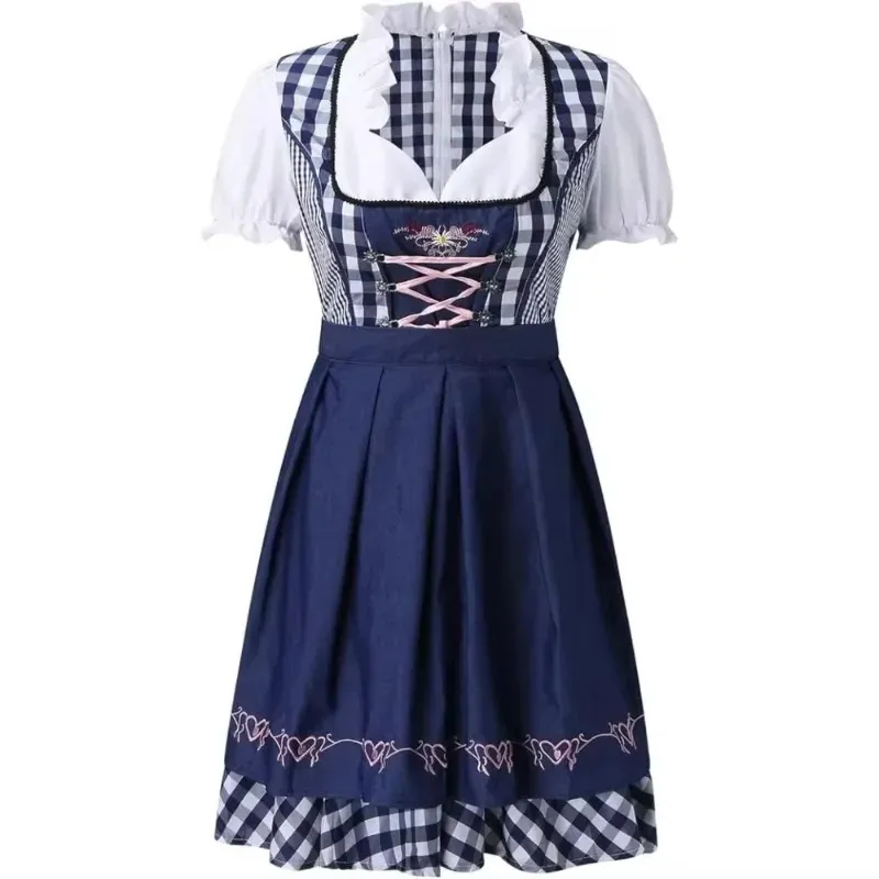 Robe Dirndl Oktoberfest à volants - Natalia
