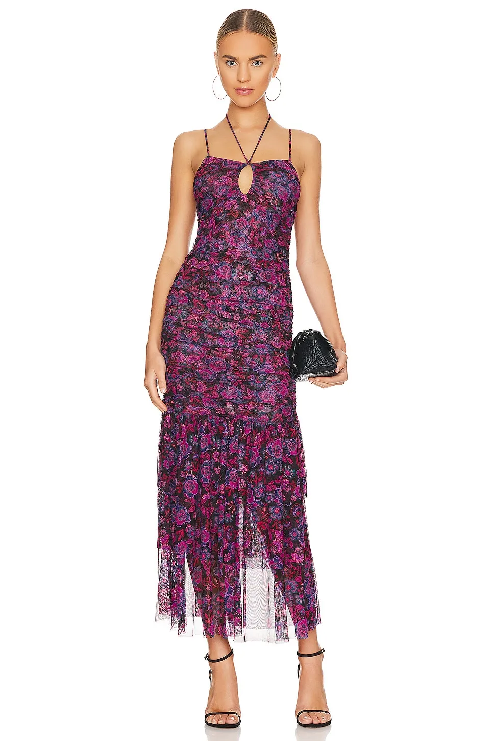 ROBE MI-LONGUE NICOLA MISA Los Angeles