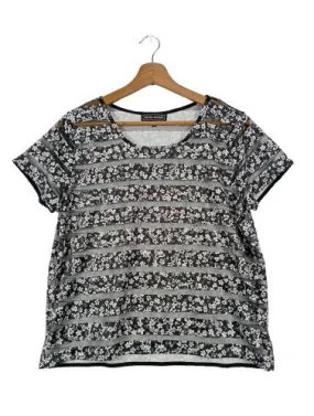 Seven Sisters Blouse transparente imprimé allover style décontracté