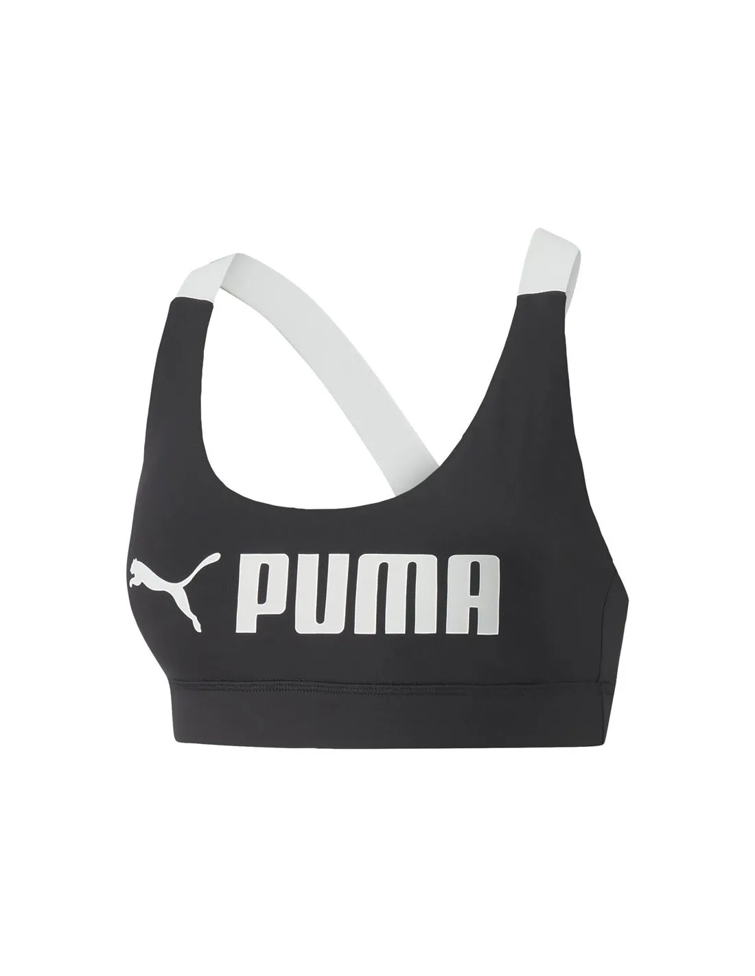 Soutien-gorge de sport Puma Mid Fit Impact noir Femmes