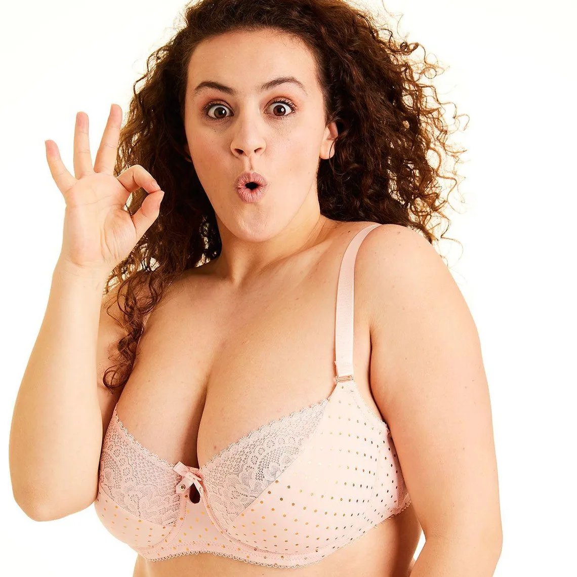 Soutien-gorge grand maintien poudre/cuivre Fantasque | 3 Suisses