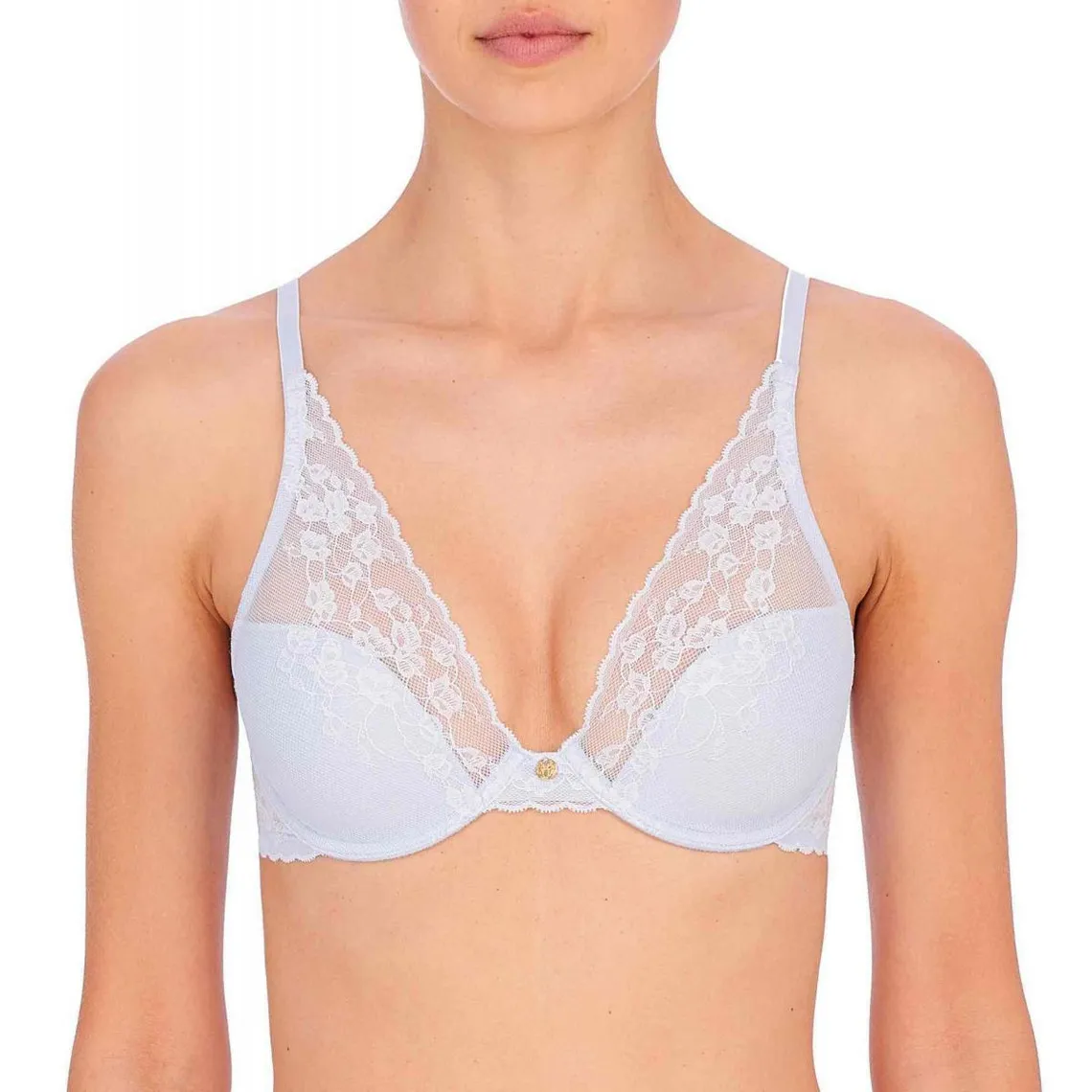 Soutien-gorge plongeant armatures - Natori Bleu en nylon | 3 Suisses