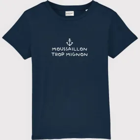 T-shirt enfant brodé Moussaillon trop mignon
