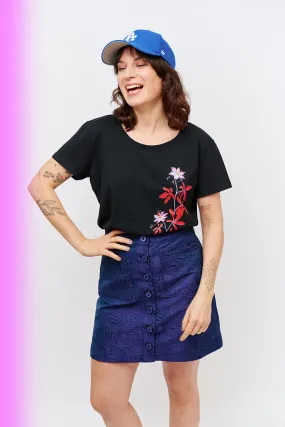 T-shirt motif floral l'trangère