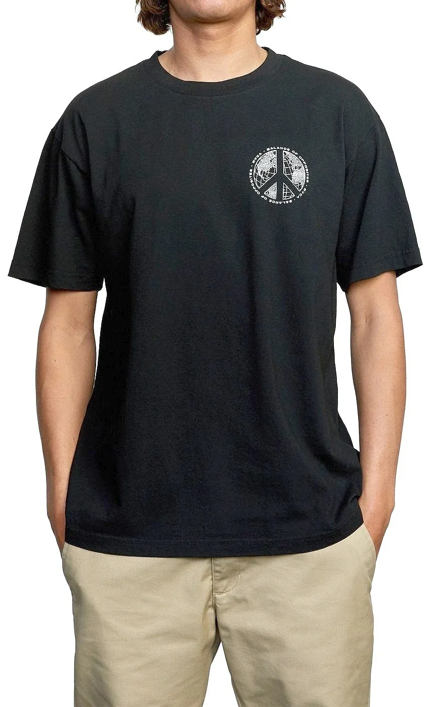 T-shirt RVCA Pascifist - Black - men´s