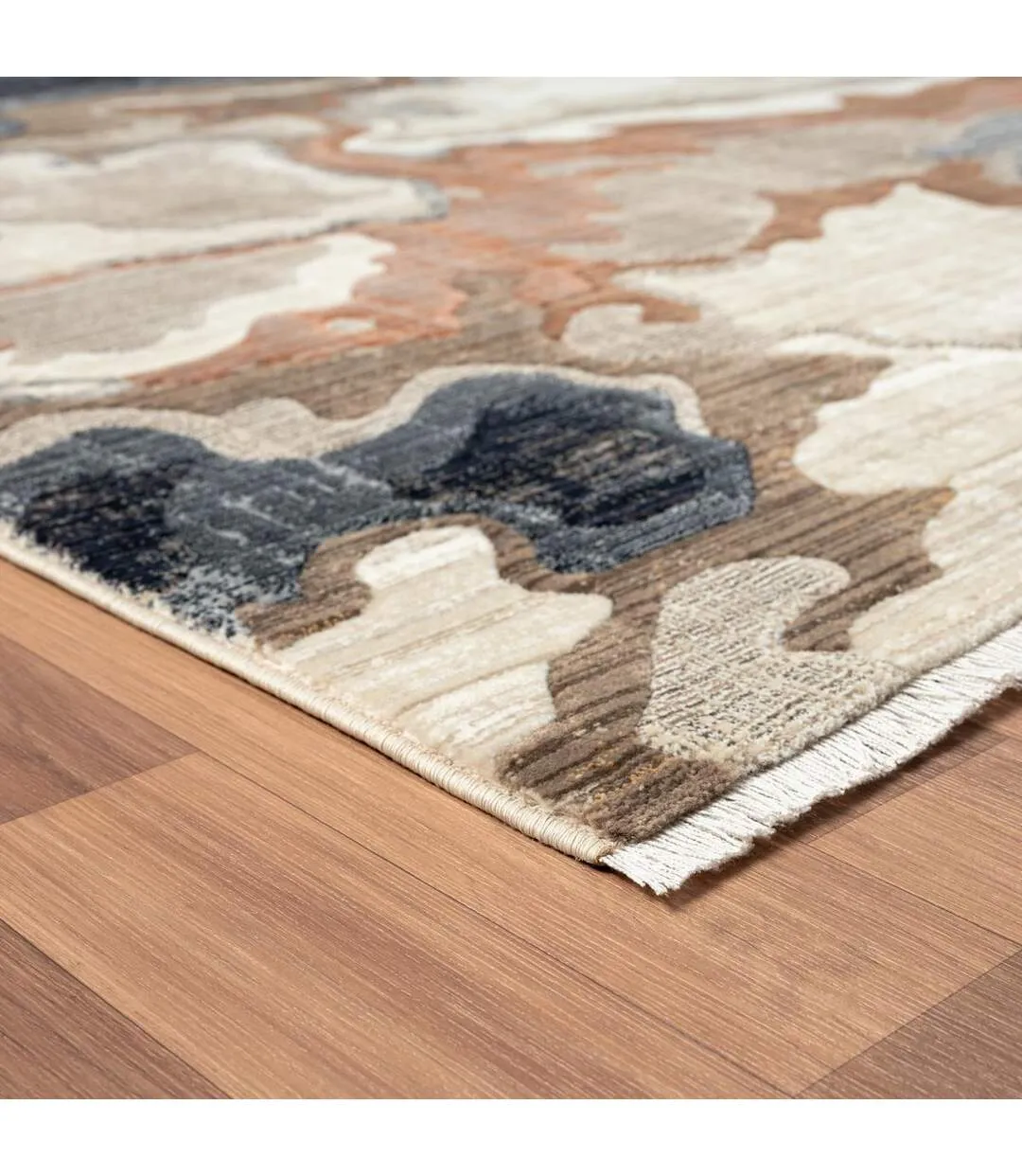 Tapis salon GUZELLE B en polypropylène doux et soyeux