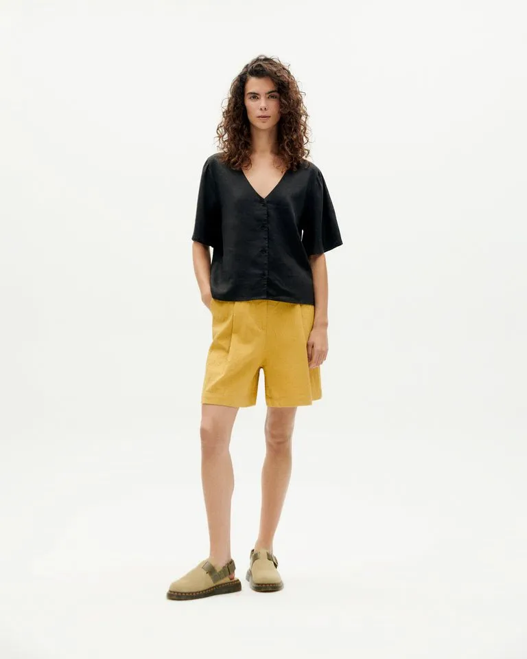 Thinking Mu Femme - Libellula Blouse -  Black