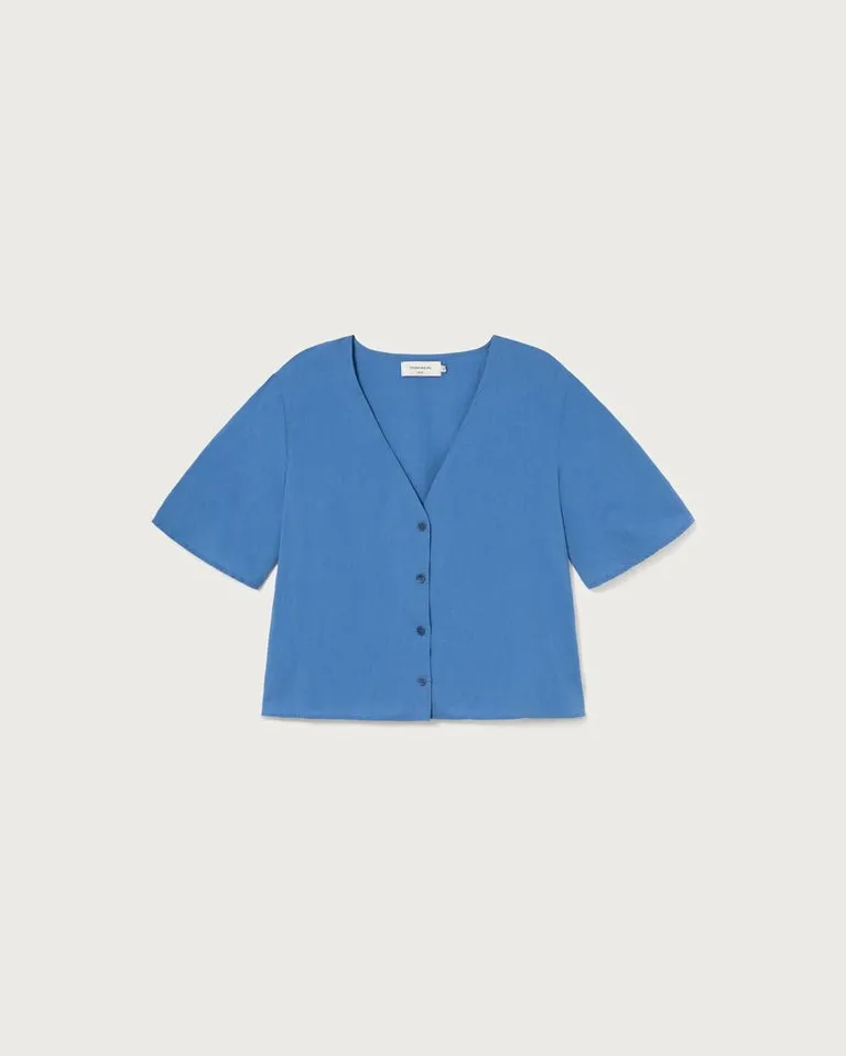 Thinking Mu Femme - Libellula Blouse -  Heritage Blue