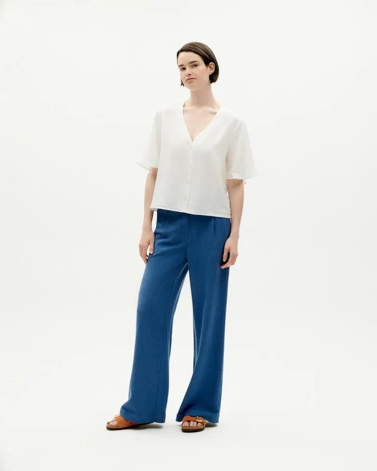 Thinking Mu Femme - Libellula Blouse -  White