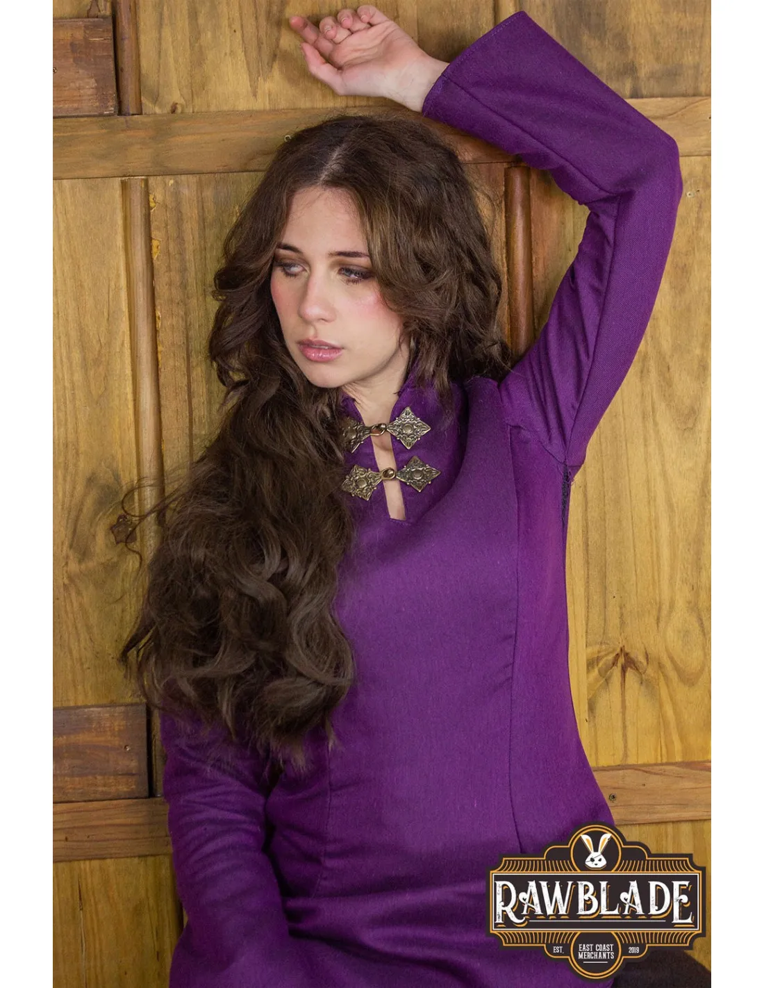 Tunique fermée femme Astherii violet ⚔️ Boutique Épées