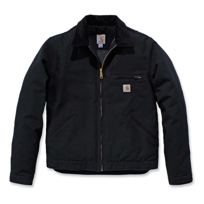 Veste Carhartt Homme Duck Detroit Black