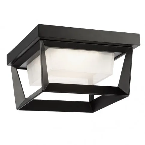 Waterbury Plafonnier exterieur Noir DEL INTÉGRÉ - AC9186BK | ARTCRAFT